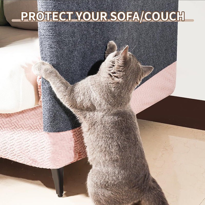 🐾 Alfombra Rascadora Autoadhesiva Premium para Gatos – Protección Total para Muebles 🛋️ - EliteMascotas
