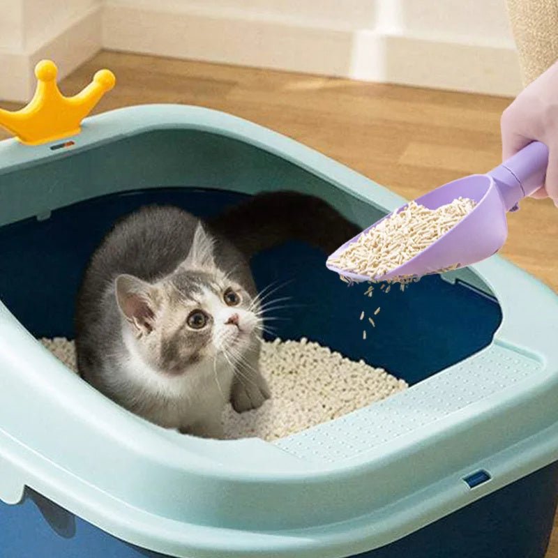🧹 Pala Higiénica para Gatos con Base – Limpieza Elegante y Eficaz 🐾 - EliteMascotas