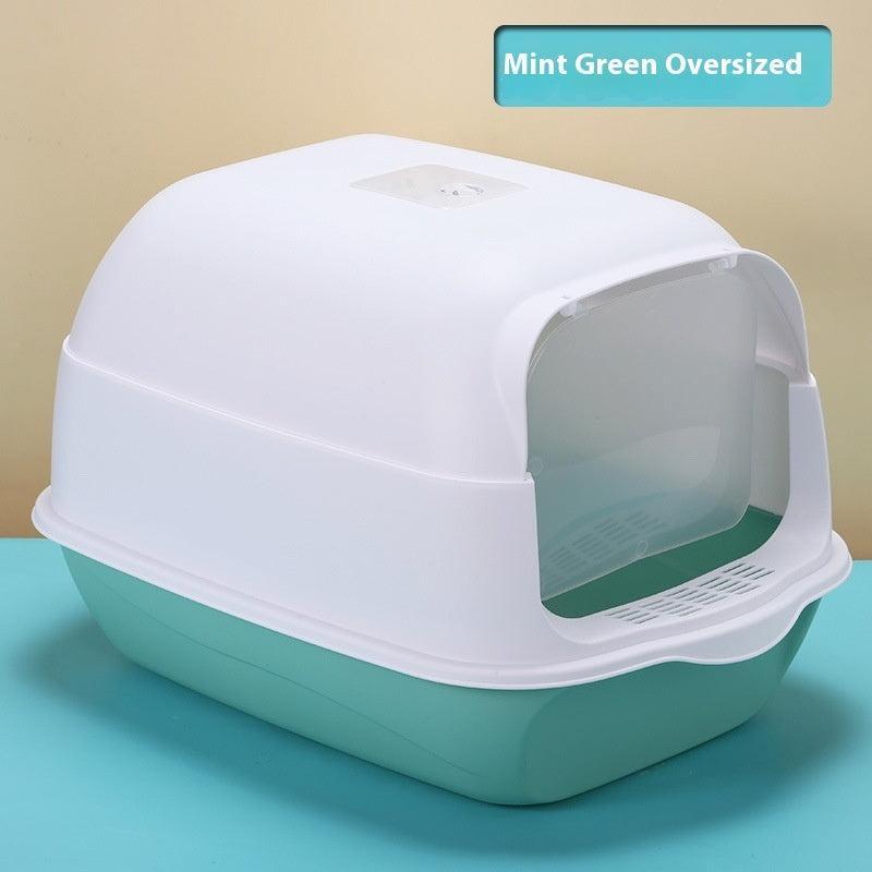 🌿 Baño Cerrado para Gatos – Higiene, Privacidad y Comodidad en un Solo Lugar 🐱🚪✨ - EliteMascotas