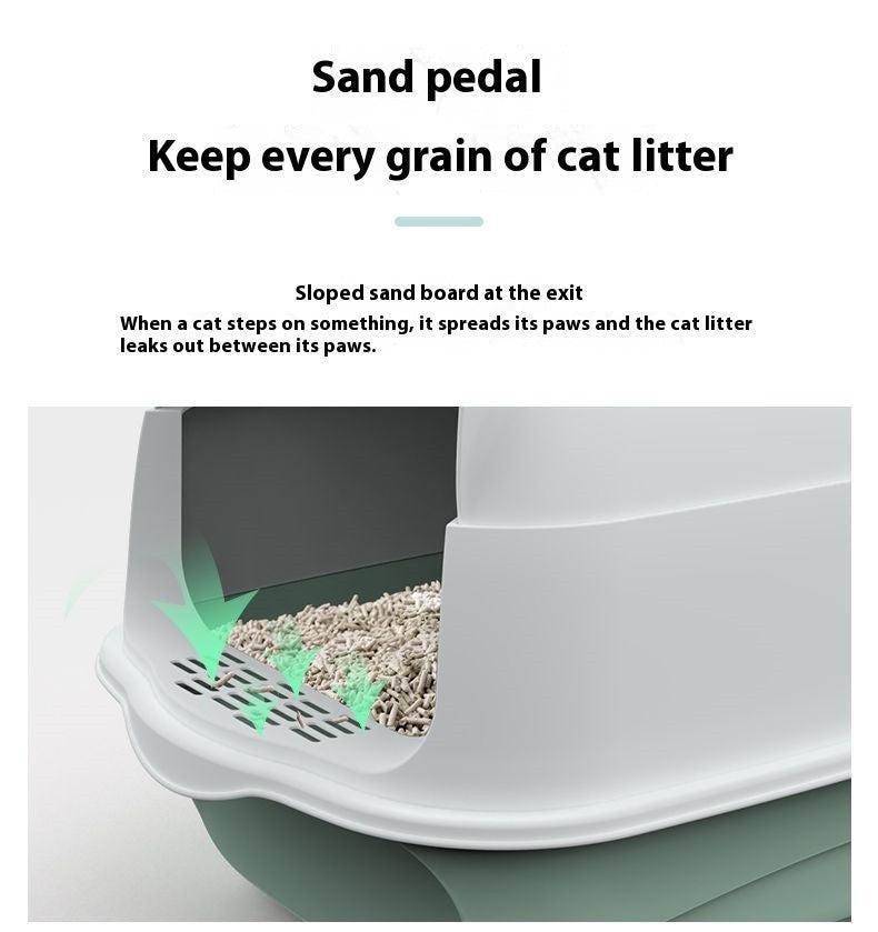 🌿 Baño Cerrado para Gatos – Higiene, Privacidad y Comodidad en un Solo Lugar 🐱🚪✨ - EliteMascotas