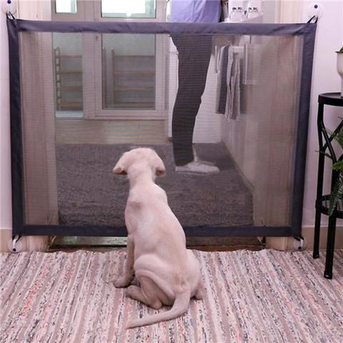 🌿 Barrera Plegable de Separación para Mascotas – Seguridad y Comodidad Donde Más lo Necesitas 🐾🚪✨ - EliteMascotas