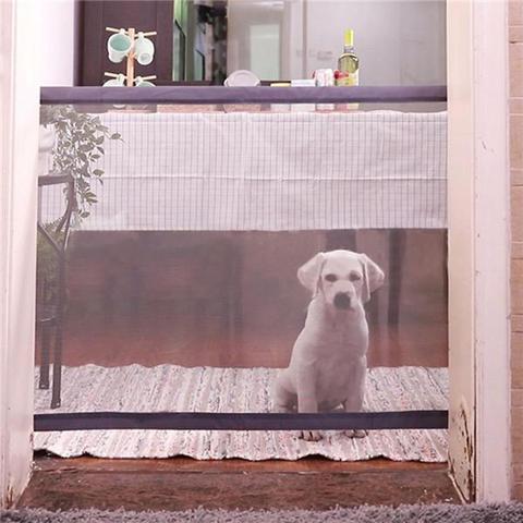 🌿 Barrera Plegable de Separación para Mascotas – Seguridad y Comodidad Donde Más lo Necesitas 🐾🚪✨ - EliteMascotas