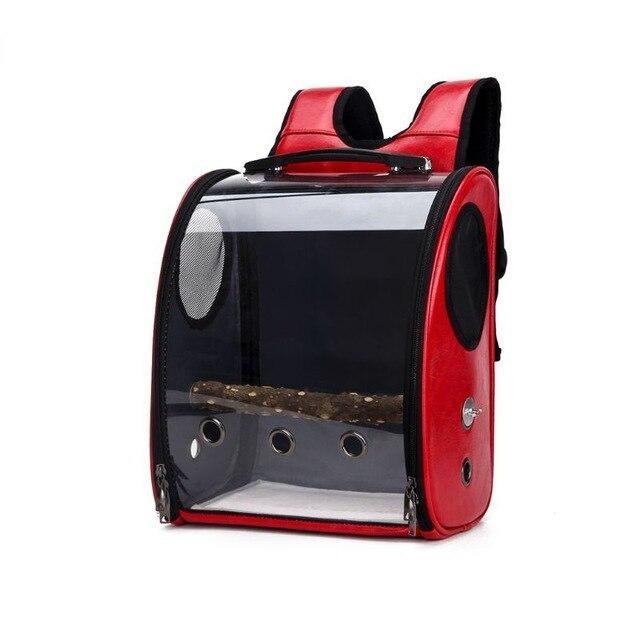 🌿 Bolsa Plegable para Aves Transpirable – Comodidad y Seguridad para Cada Aventura con Tu Mascota 🌿 - EliteMascotas