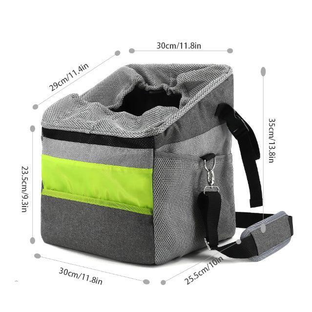 🌿 Bolsa para Mascotas - Canasta de Bicicleta – Seguridad, Comodidad y Estilo en Cada Paseo 🚲🐶🐾 - EliteMascotas