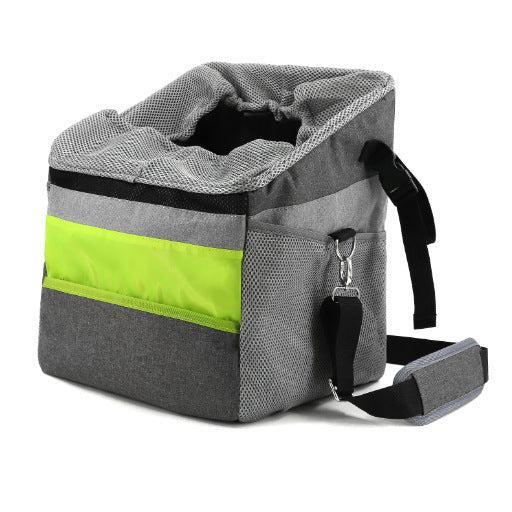 🌿 Bolsa para Mascotas - Canasta de Bicicleta – Seguridad, Comodidad y Estilo en Cada Paseo 🚲🐶🐾 - EliteMascotas