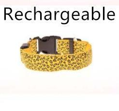 Collar LED de Leopardo para Seguridad Nocturna 🐾🌙 - EliteMascotas
