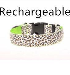 Collar LED de Leopardo para Seguridad Nocturna 🐾🌙 - EliteMascotas