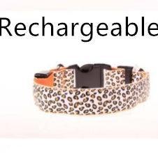 Collar LED de Leopardo para Seguridad Nocturna 🐾🌙 - EliteMascotas