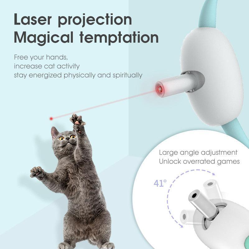 Collar Láser Interactivo para Gatos Activos – ¡Mantén a tu gato activo y saludable! 🐾🎮 - EliteMascotas
