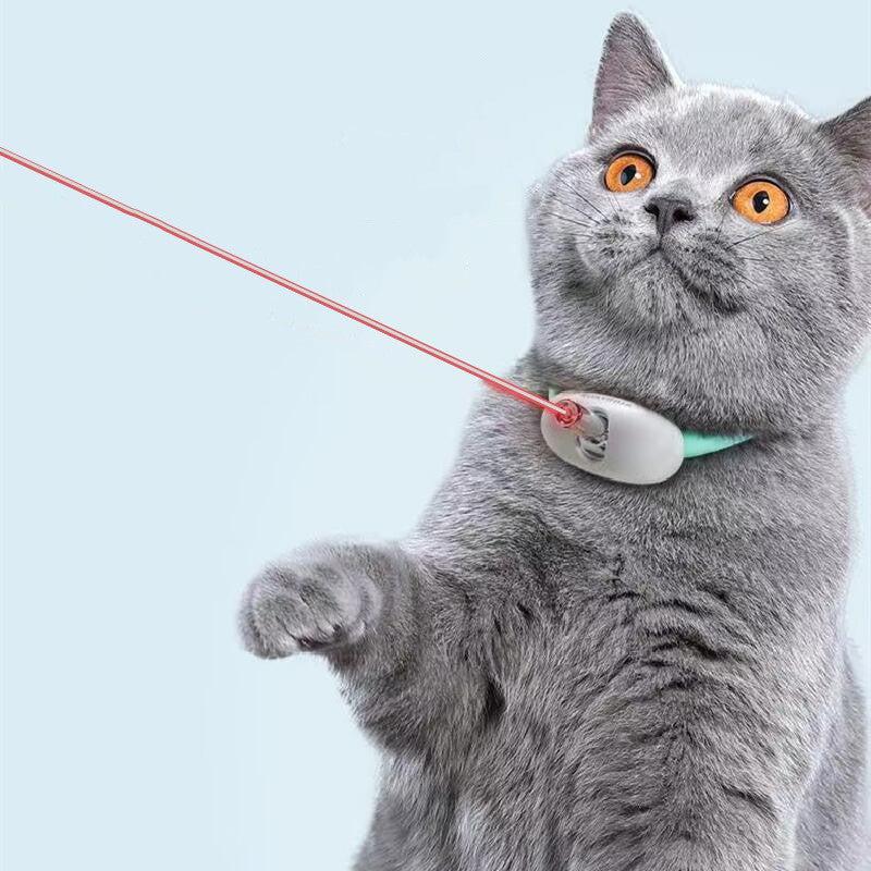 Collar Láser Interactivo para Gatos Activos – ¡Mantén a tu gato activo y saludable! 🐾🎮 - EliteMascotas