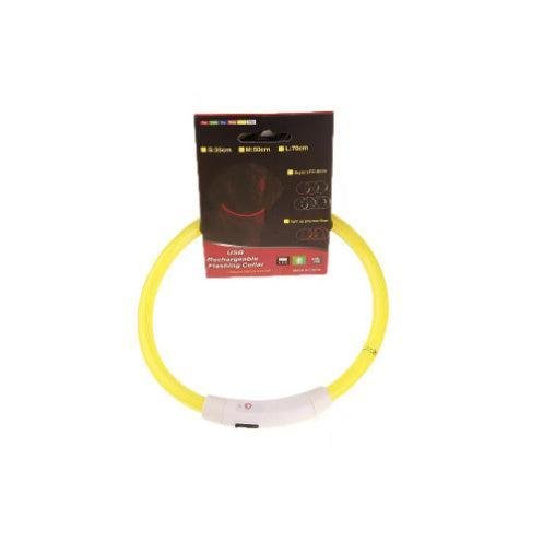 Collar de Seguridad Neón USB Recargable – Visibilidad y protección total en cada paseo nocturno 🌟🐾 - EliteMascotas