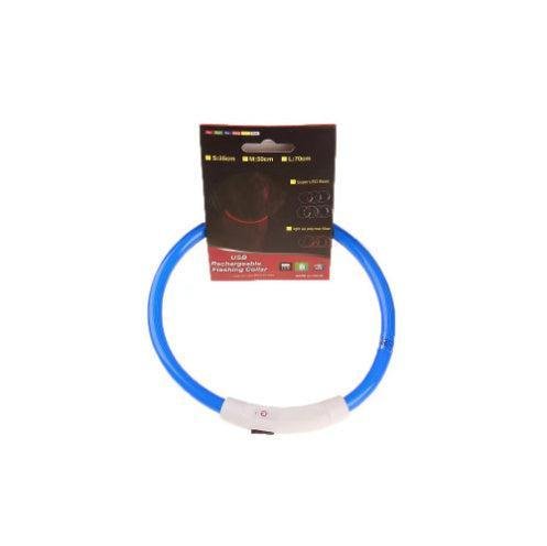 Collar de Seguridad Neón USB Recargable – Visibilidad y protección total en cada paseo nocturno 🌟🐾 - EliteMascotas