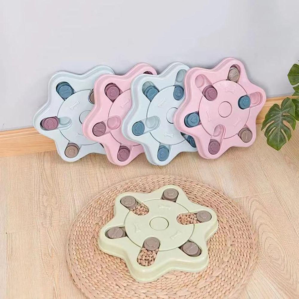 Comedero Rompecabezas Interactivo para Entrenar Perros Inteligentes – Diversión, salud y entrenamiento en cada comida 🐶🧠 - EliteMascotas