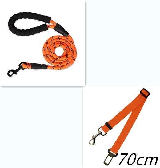 Correa Reflectante de Nylon para Paseos Seguros – Paseos Confortables y Visibles 🌟🐾 - EliteMascotas