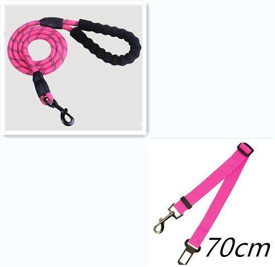 Correa Reflectante de Nylon para Paseos Seguros – Paseos Confortables y Visibles 🌟🐾 - EliteMascotas
