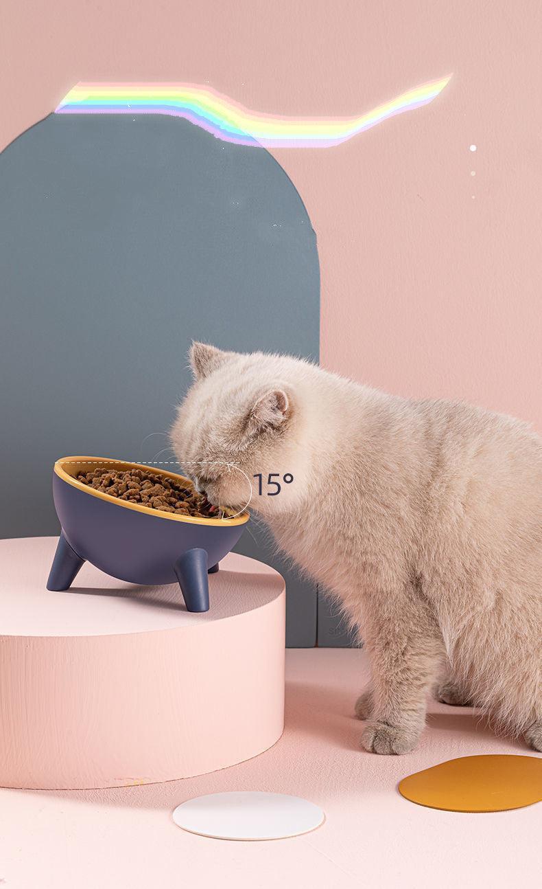Cuenco Ergonómico con Base Estable para Mascotas – Comodidad y salud en cada comida 🐶🐱✨ - EliteMascotas