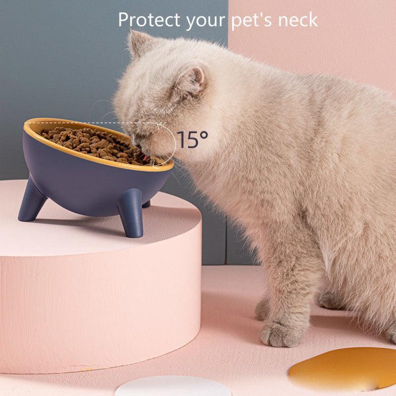 Cuenco Ergonómico con Base Estable para Mascotas – Comodidad y salud en cada comida 🐶🐱✨ - EliteMascotas
