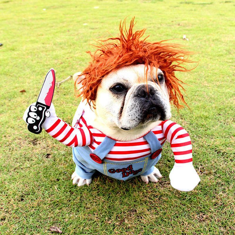 Disfraz Terrorífico de Halloween para Mascotas Divertidas – ¡La diversión y el miedo se combinan! 🎃🐾 - EliteMascotas