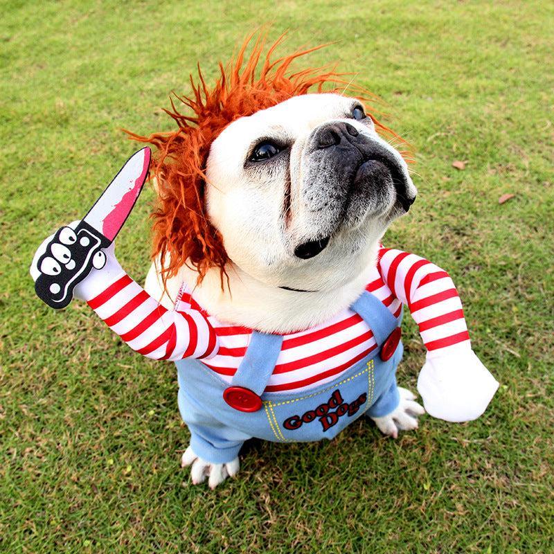Disfraz Terrorífico de Halloween para Mascotas Divertidas – ¡La diversión y el miedo se combinan! 🎃🐾 - EliteMascotas