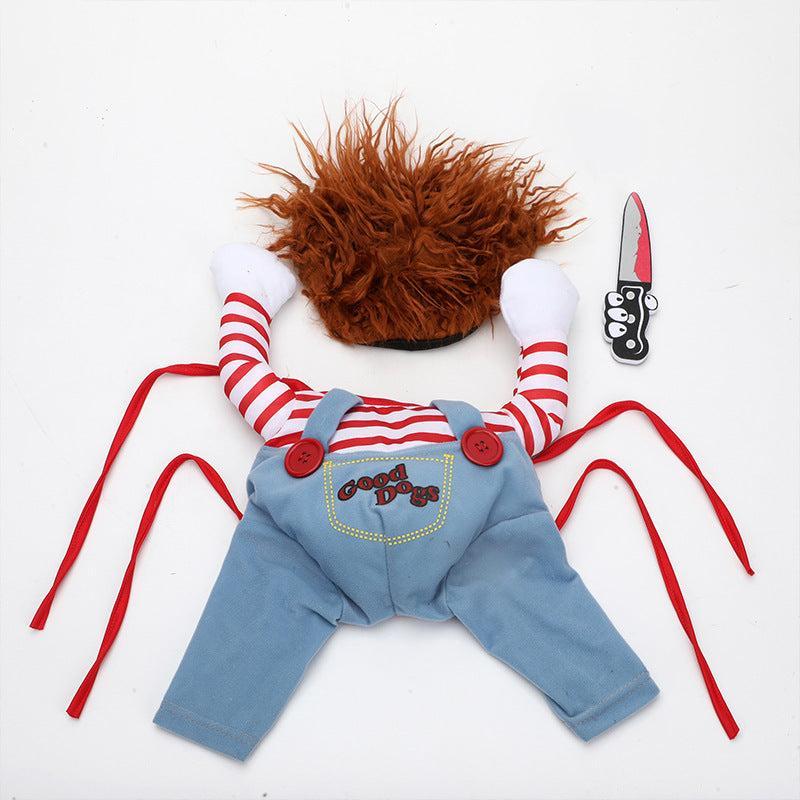 Disfraz Terrorífico de Halloween para Mascotas Divertidas – ¡La diversión y el miedo se combinan! 🎃🐾 - EliteMascotas