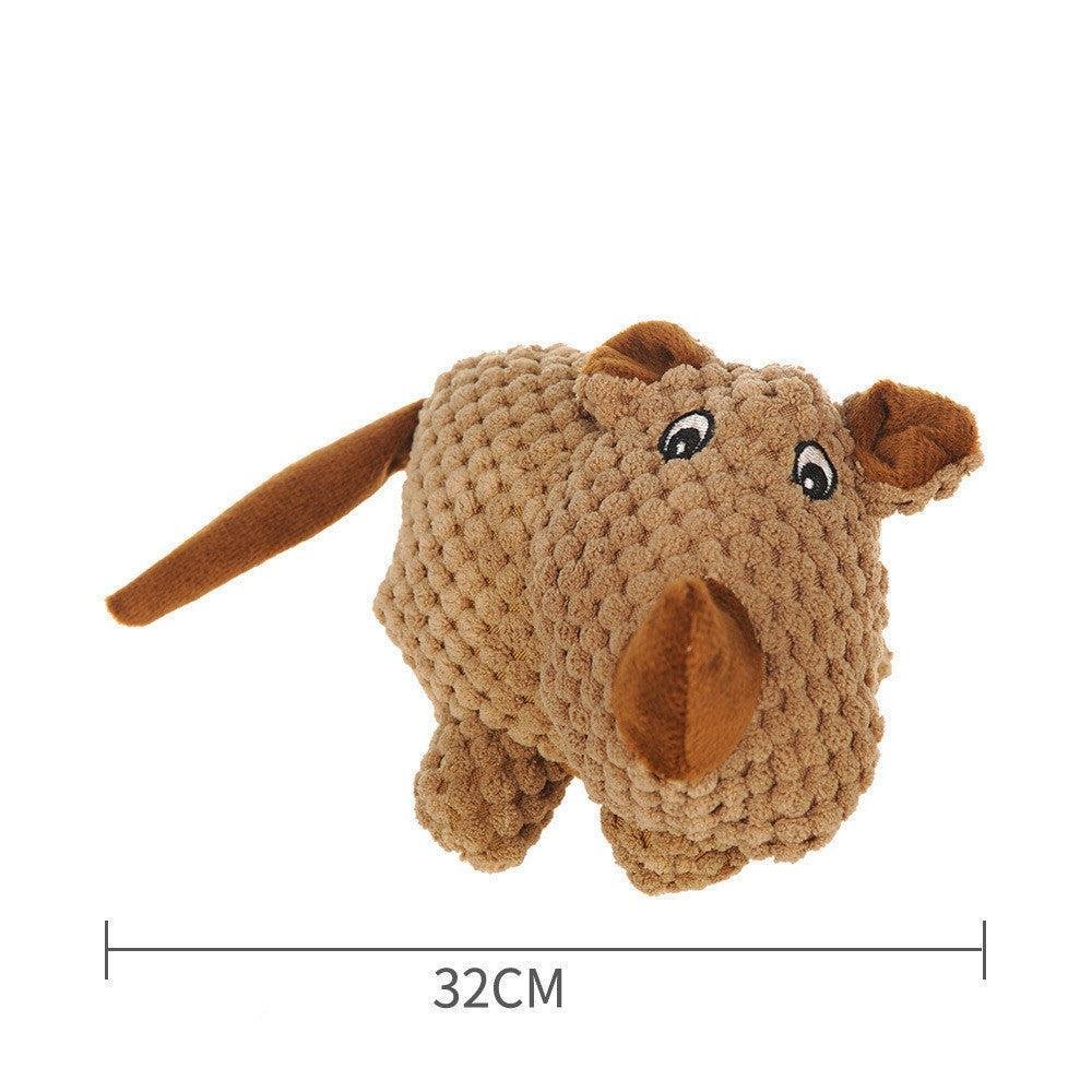Juguete Mordedor Felpa Sonora Para Mascotas Activas – Diversión, calma y bienestar en cada mordisco 🐾🦴✨ - EliteMascotas