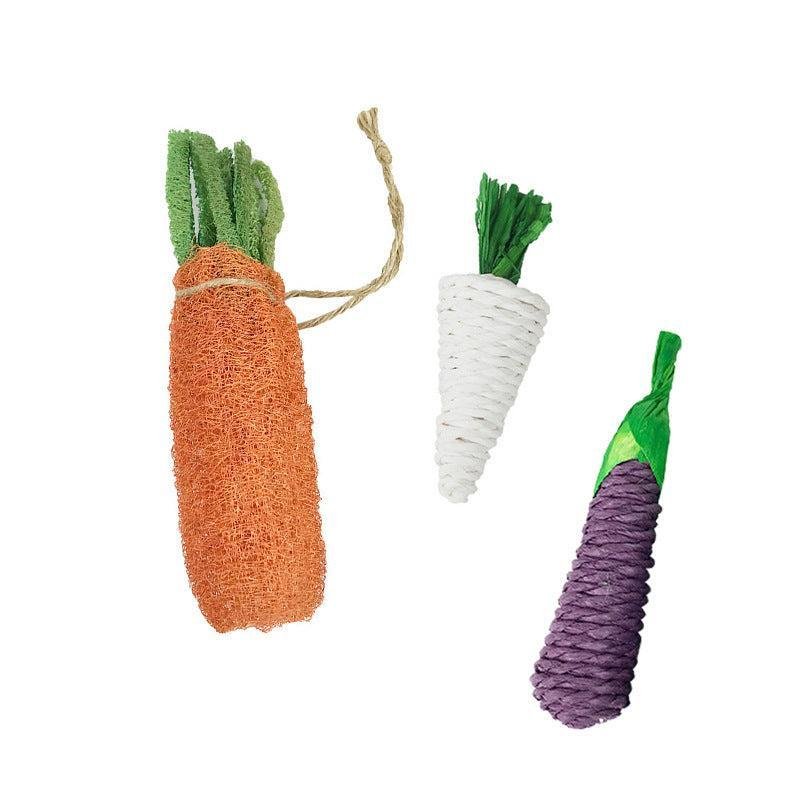 Juguete Zanahoria para Hámsters y Conejos – Diversión natural para dientes sanos 🥕🐹🐰 - EliteMascotas