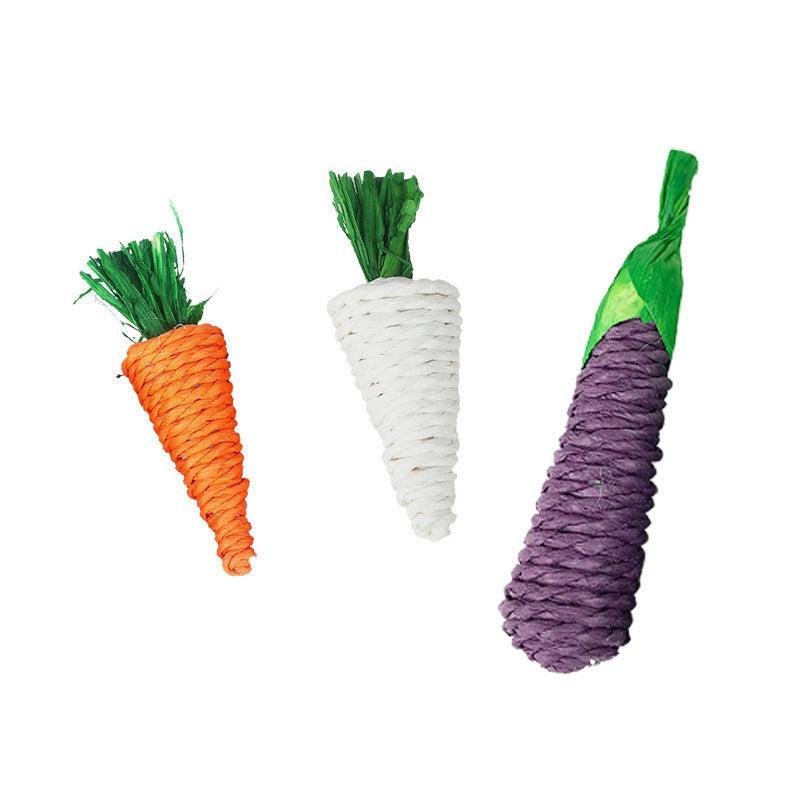 Juguete Zanahoria para Hámsters y Conejos – Diversión natural para dientes sanos 🥕🐹🐰 - EliteMascotas