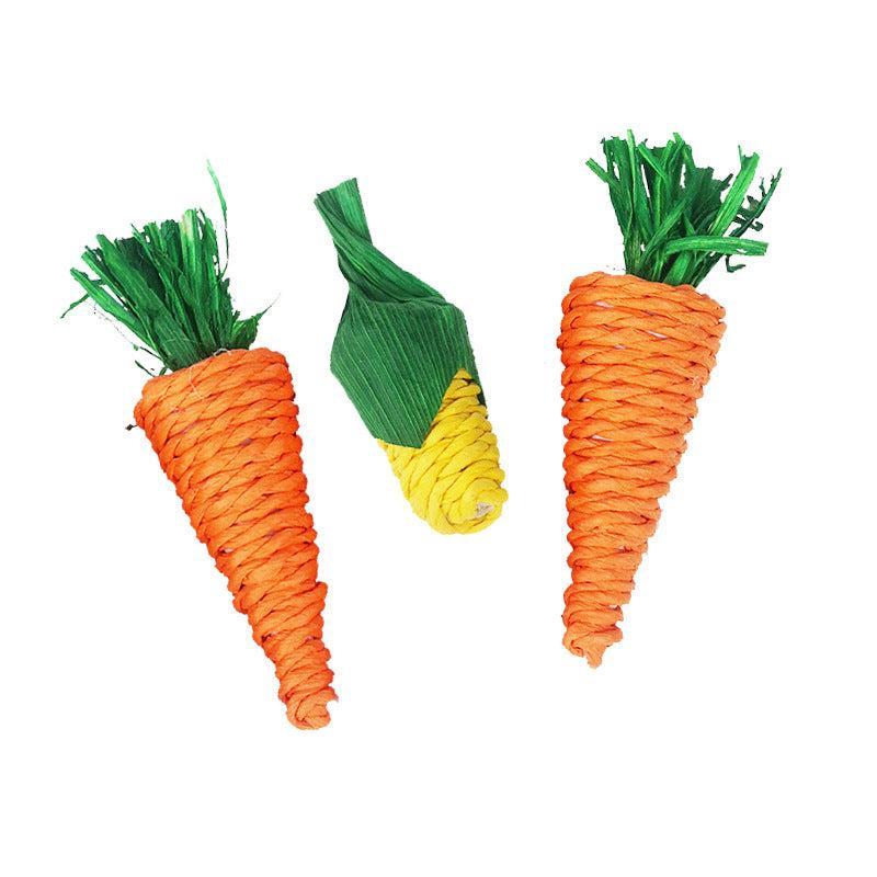 Juguete Zanahoria para Hámsters y Conejos – Diversión natural para dientes sanos 🥕🐹🐰 - EliteMascotas