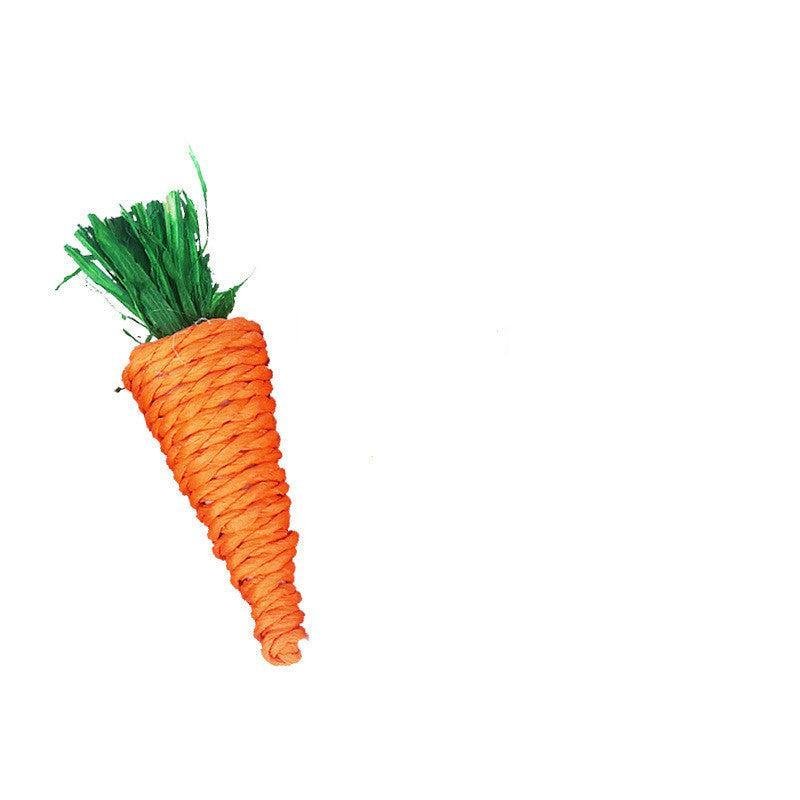 Juguete Zanahoria para Hámsters y Conejos – Diversión natural para dientes sanos 🥕🐹🐰 - EliteMascotas