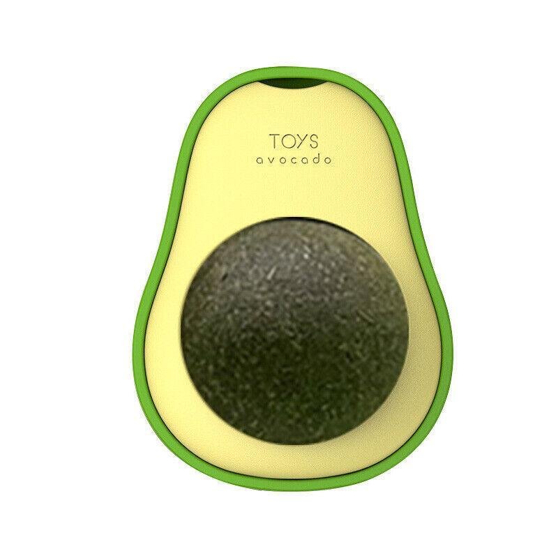 🌿 Juguete de Catnip en Forma de Aguacate para Gatos – Diversión Irresistible y Saludable para tu Felino 🥑🐱✨ - EliteMascotas