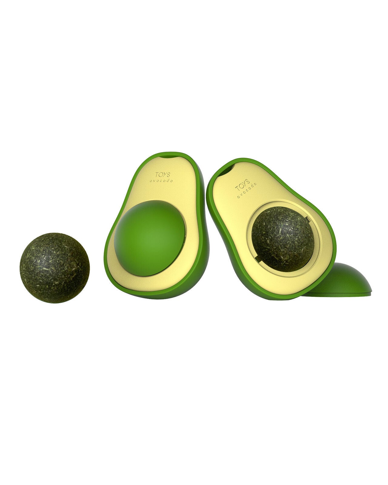 🌿 Juguete de Catnip en Forma de Aguacate para Gatos – Diversión Irresistible y Saludable para tu Felino 🥑🐱✨ - EliteMascotas