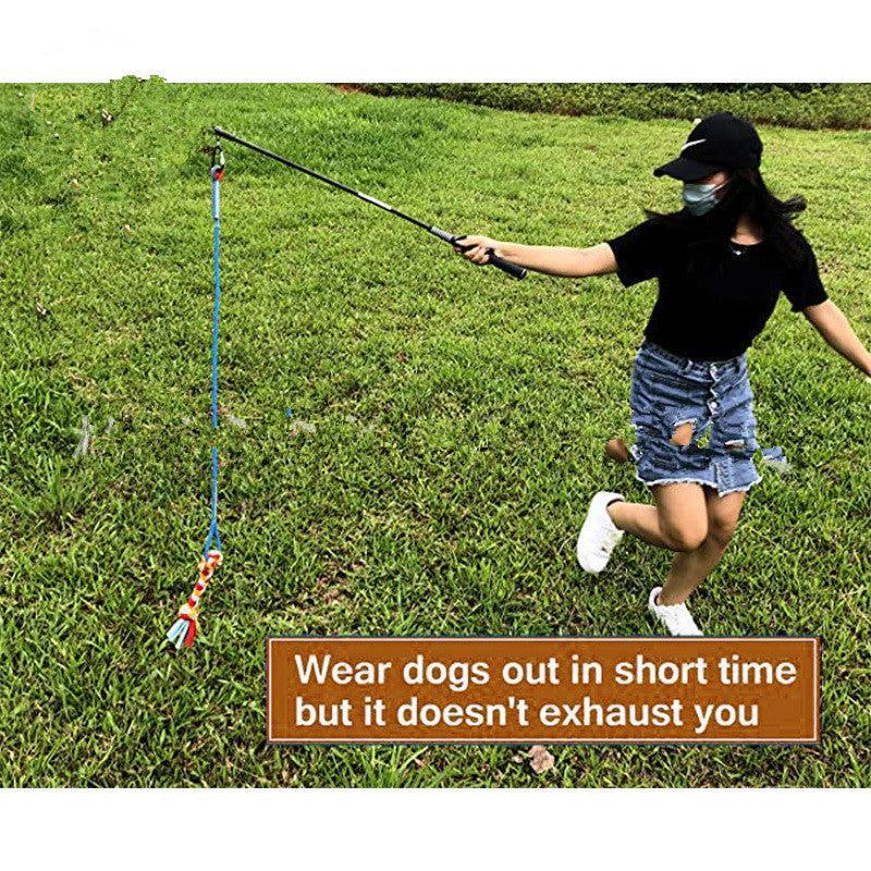 🌿 Juguete de Cuerda para Perros - Varita Interactiva – Diversión, Ejercicio y Conexión para tu Mascota 🐶🦴💪 - EliteMascotas