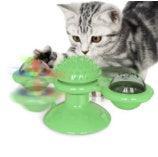 Molino Giratorio Multifunción para Gatos Felices – Diversión, salud y juego en cada giro 🐾🧠🪶 - EliteMascotas