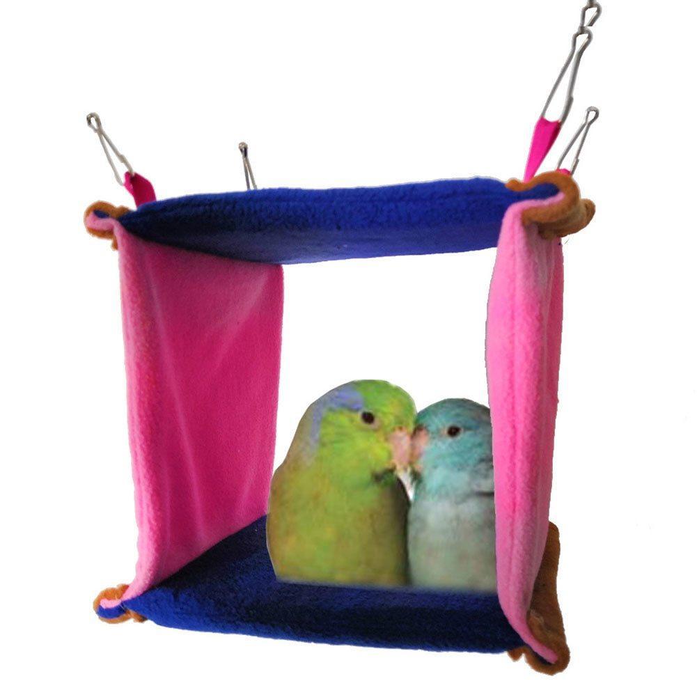 🌿 Nido Hamaca Multifuncional para Aves – Diversión, Descanso y Juego en un Solo Accesorio 🐦🌿✨