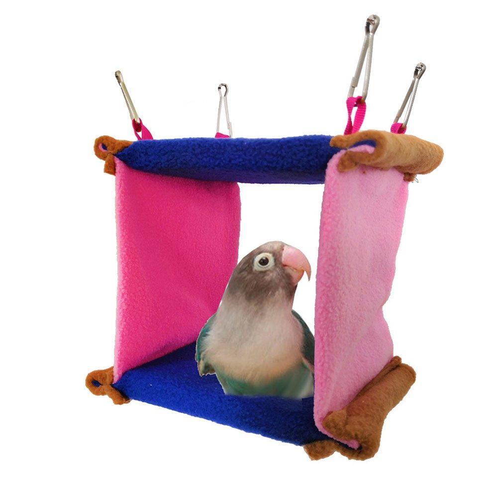 🌿 Nido Hamaca Multifuncional para Aves – Diversión, Descanso y Juego en un Solo Accesorio 🐦🌿✨