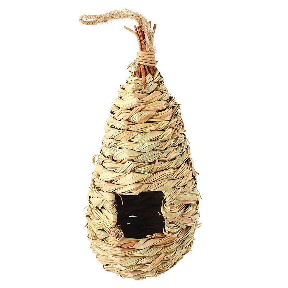 🌿 Nido Tejido a Mano para Aves – Refugio Natural, Seguro y Artesanal para Pájaros Silvestres 🐦🍃 - EliteMascotas