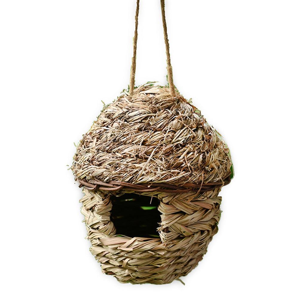 🌿 Nido Tejido a Mano para Aves – Refugio Natural, Seguro y Artesanal para Pájaros Silvestres 🐦🍃 - EliteMascotas