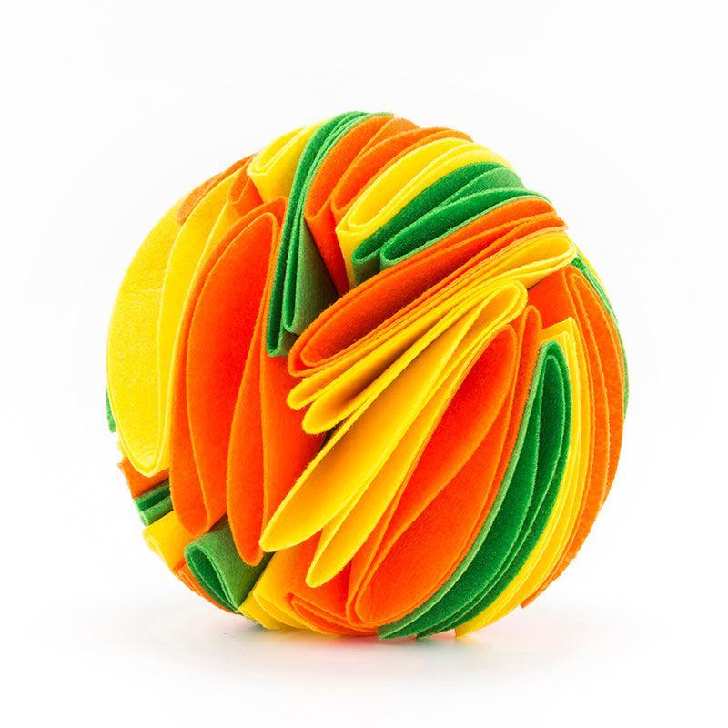 Pelota Olfativa Plegable para Entrenamiento e Inteligencia – Diversión, mente activa y bienestar en cada juego 🐾🧠✨ - EliteMascotas