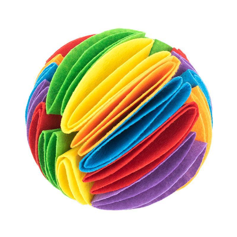 Pelota Olfativa Plegable para Entrenamiento e Inteligencia – Diversión, mente activa y bienestar en cada juego 🐾🧠✨ - EliteMascotas