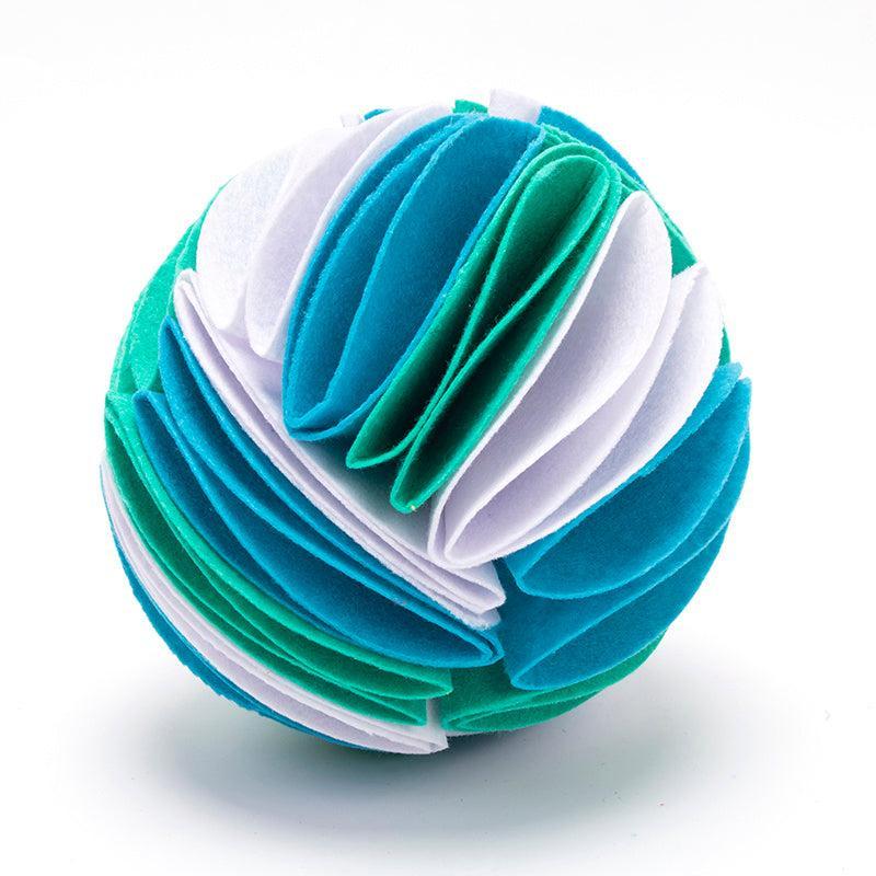 Pelota Olfativa Plegable para Entrenamiento e Inteligencia – Diversión, mente activa y bienestar en cada juego 🐾🧠✨ - EliteMascotas