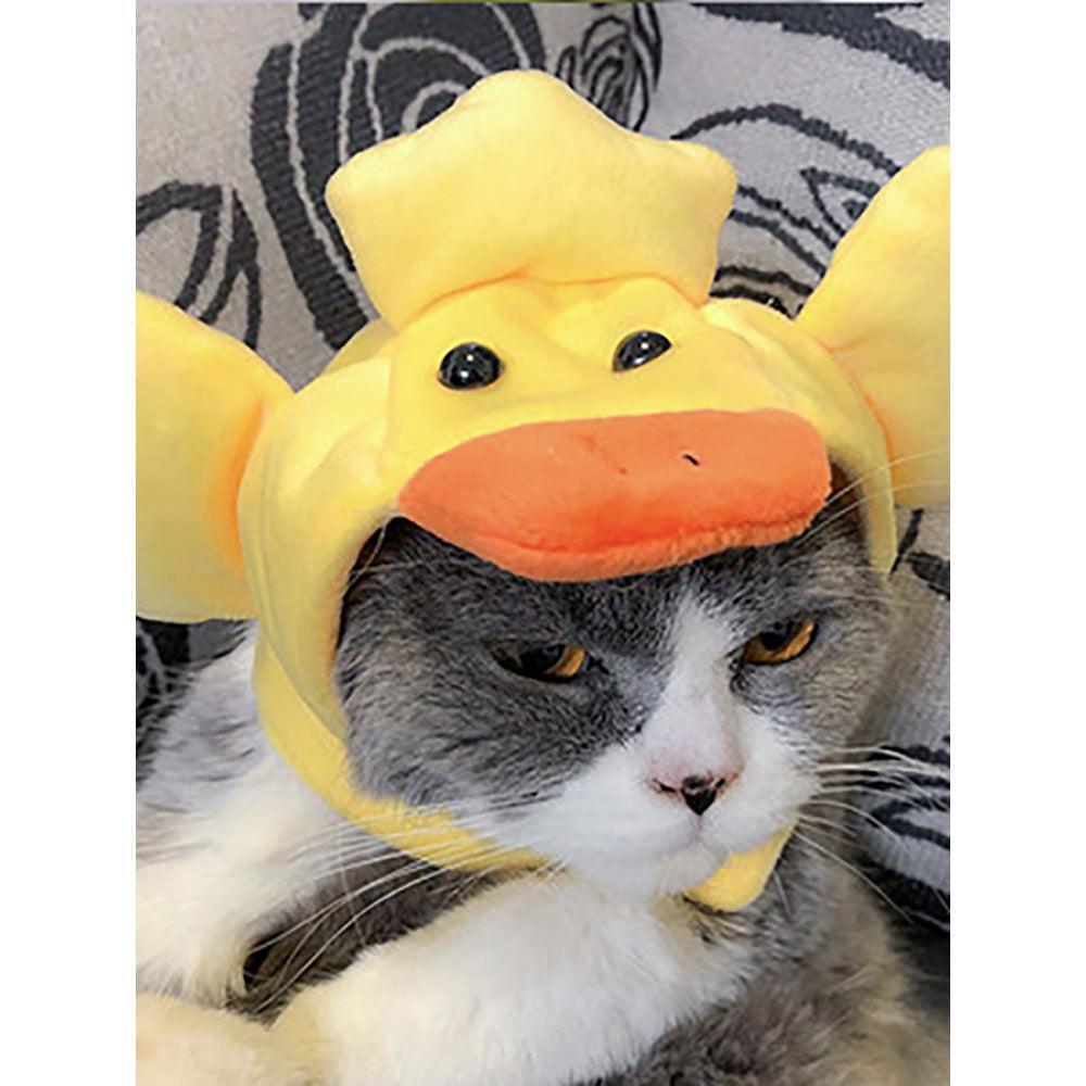 🌿Sombrero para Mascotas con Pelo Rizado - Divertido para Gatos 🐱🎩✨ – ¡Dale a tu gato un look inolvidable! - EliteMascotas