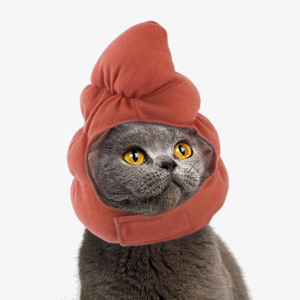 🌿Sombrero para Mascotas con Pelo Rizado - Divertido para Gatos 🐱🎩✨ – ¡Dale a tu gato un look inolvidable! - EliteMascotas