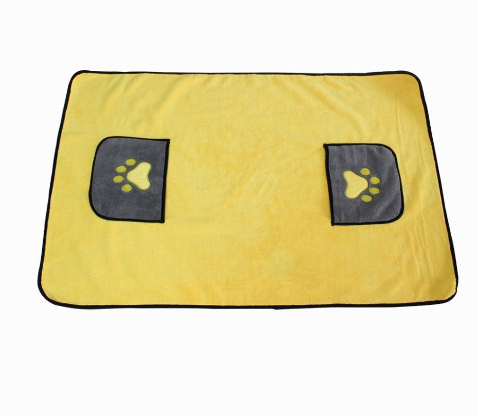 Toalla de Baño Súper Absorbente para Mascotas – Secado rápido, cómodo y eficaz 🐾🛁 - EliteMascotas