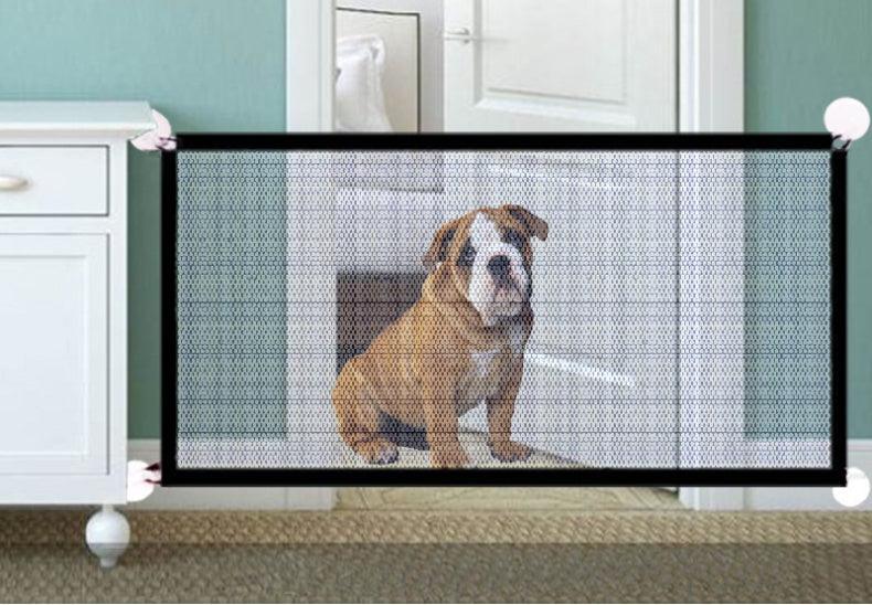 Valla Plegable de Nylon para Protección de Mascotas – Seguridad y orden en casa sin complicaciones 🐾🏡✨ - EliteMascotas