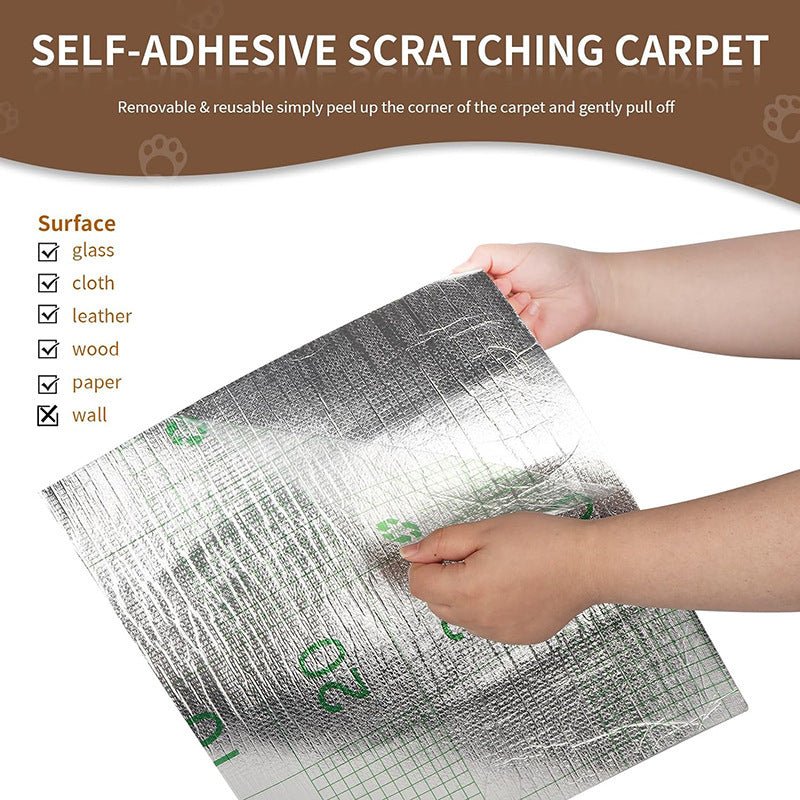 🐾 Alfombra Rascadora Autoadhesiva Premium para Gatos – Protección Total para Muebles 🛋️ - EliteMascotas