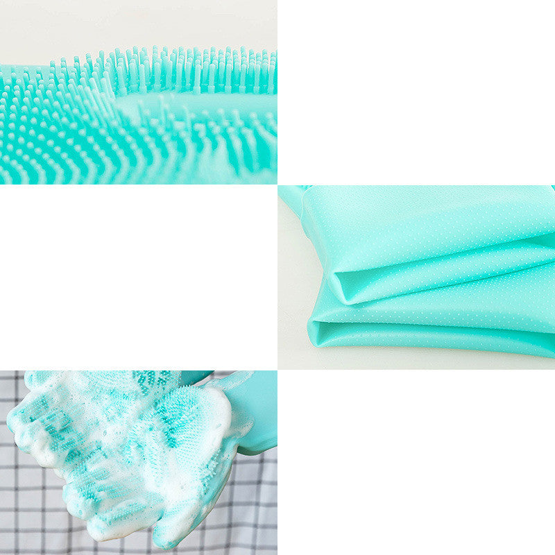 Silicone Pet Grooming Glove™ 🐾 Gentle Deshedding & Massage Brush for Dogs & Cats