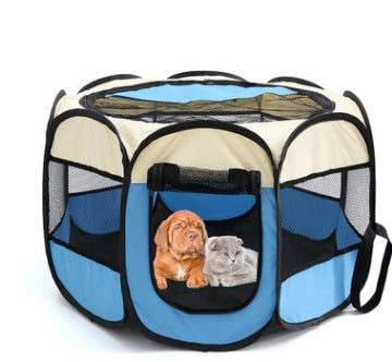 Parque Plegable Impermeable para Perros y Gatos – Seguridad y comodidad en cualquier lugar 🐾🏕️☀️