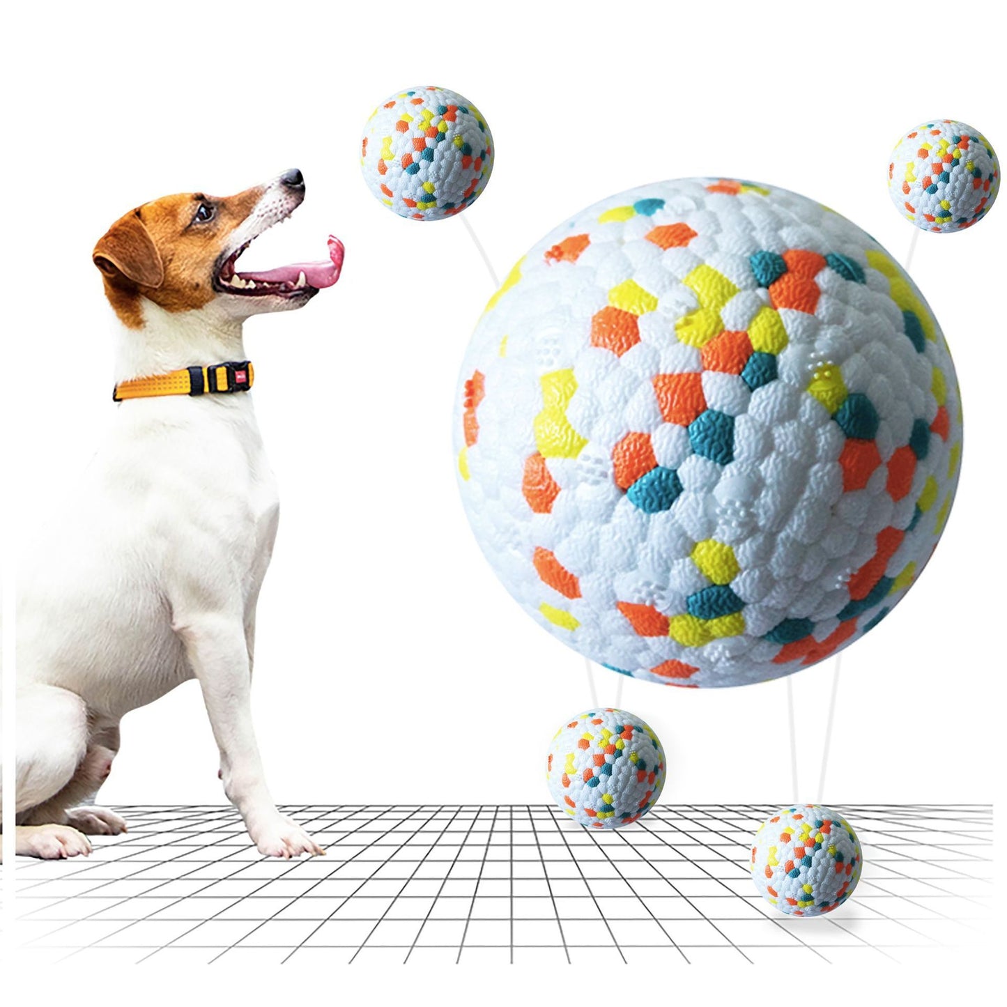 Pelota Dental Interactiva para Perros – Juego, salud y diversión en cada mordida 🐶🦷🎾