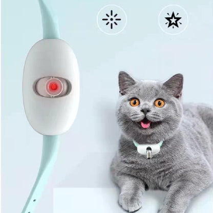 Collar Láser Interactivo para Gatos Activos – ¡Mantén a tu gato activo y saludable! 🐾🎮