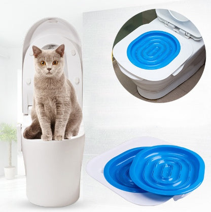 Entrenador de Inodoro para Gatos con Iluminación – Higiene, comodidad y aprendizaje inteligente 🐱🚽✨